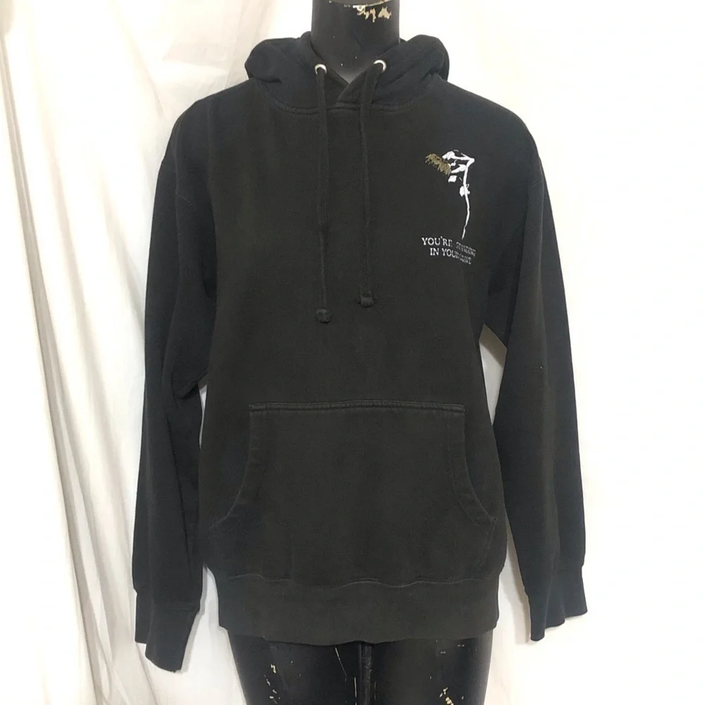 Vintage City Approval ‘Standing In Your Grave’ Black Hoodie
